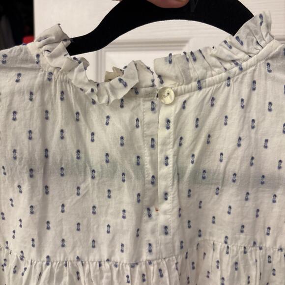 Ivy Jane Embroidered Boho Festival Top 1/2 Sleeve Medium. Colorful Cotton - Picture 7 of 8